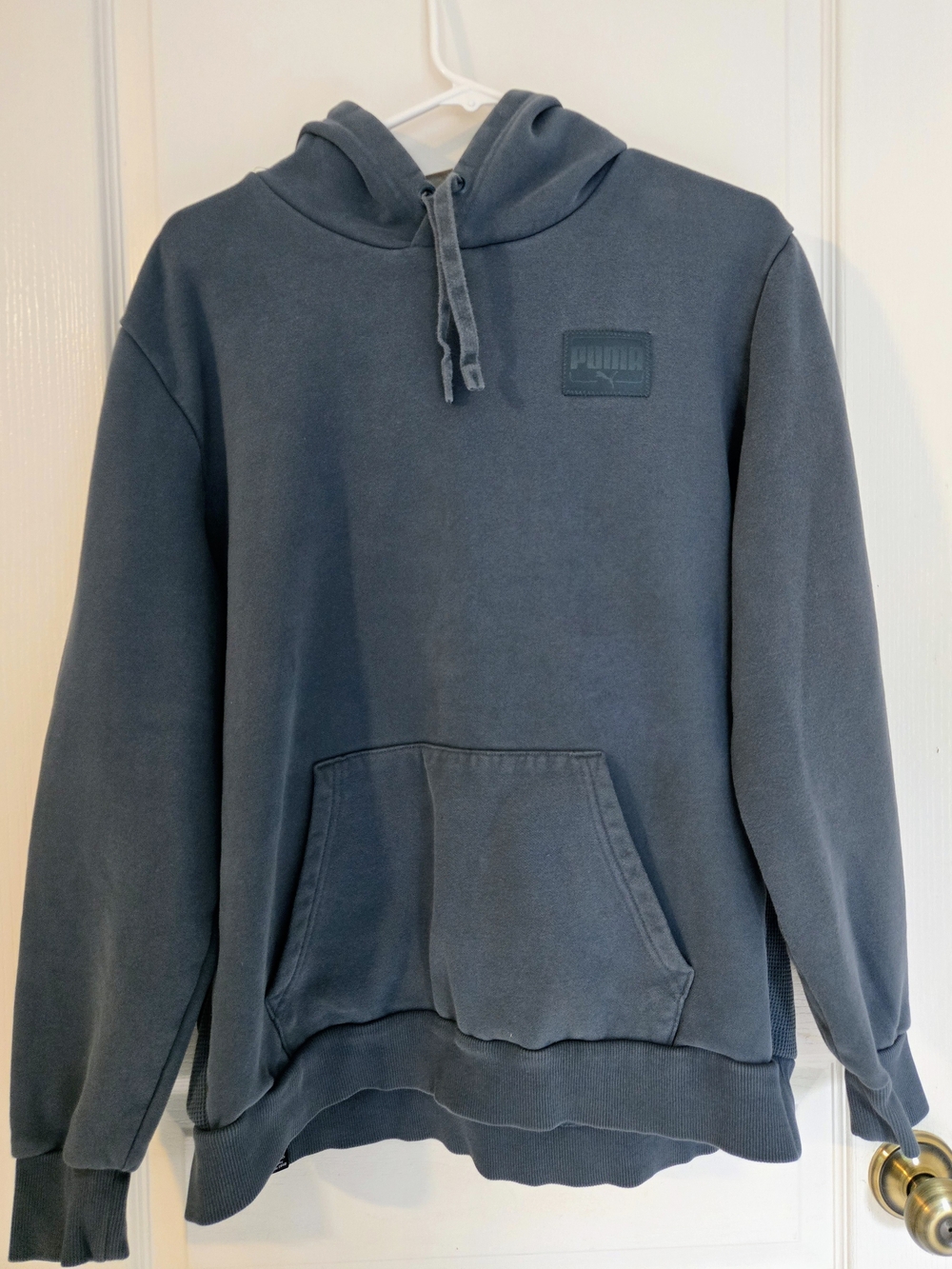 PUMA Men's Hooded Sweatshirt - Slate Blue - XL